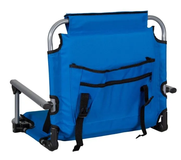STADIUM SEAT WITH ARMS - BLUE